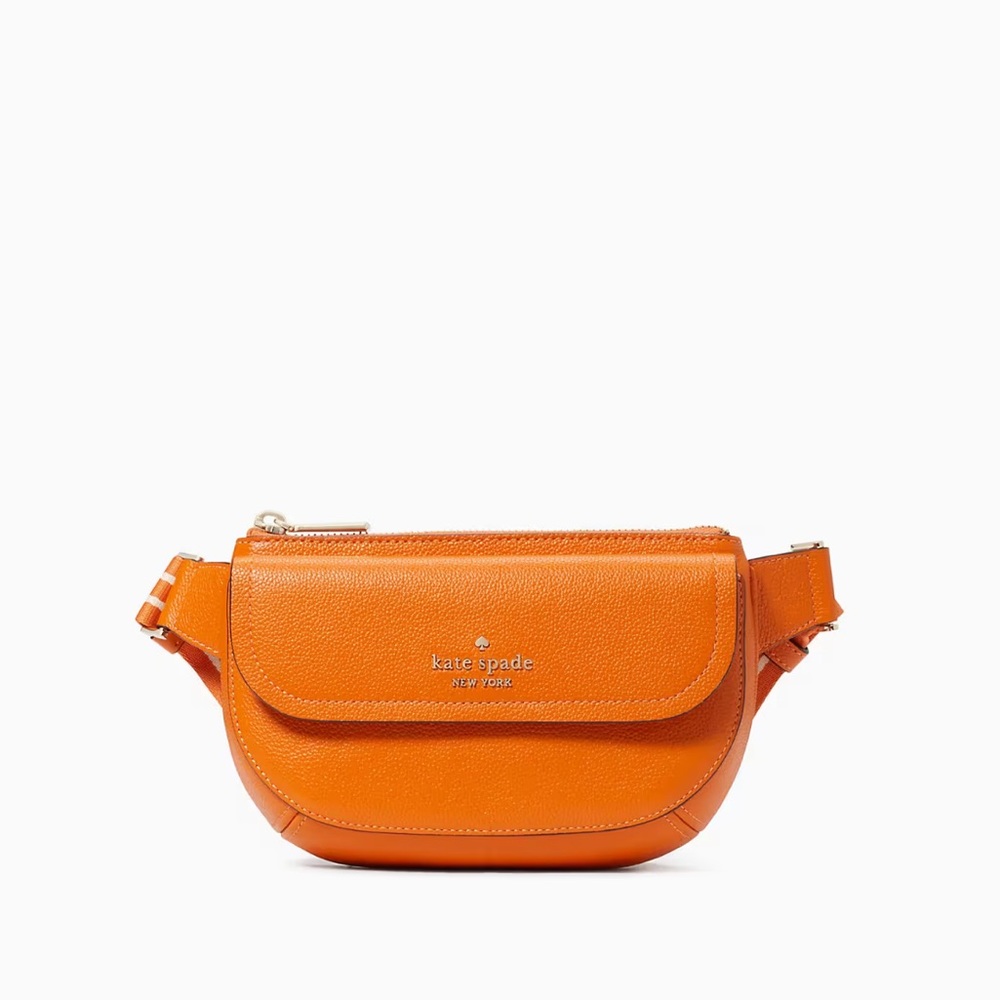 ♠️Kate Spade Rosie Pebbled Leather Belt Bag, Carrot Cake Orange NWT